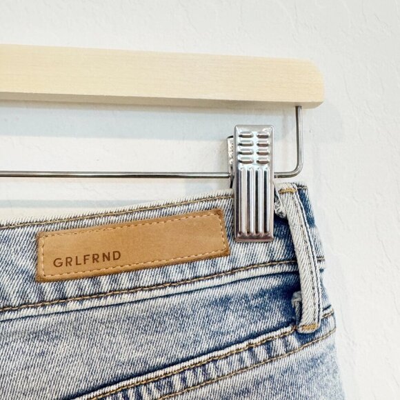 GRLFRND Denim Karolina Distressed High Rise Skinny Jeans Revolve Close Call 26 - Picture 10 of 13